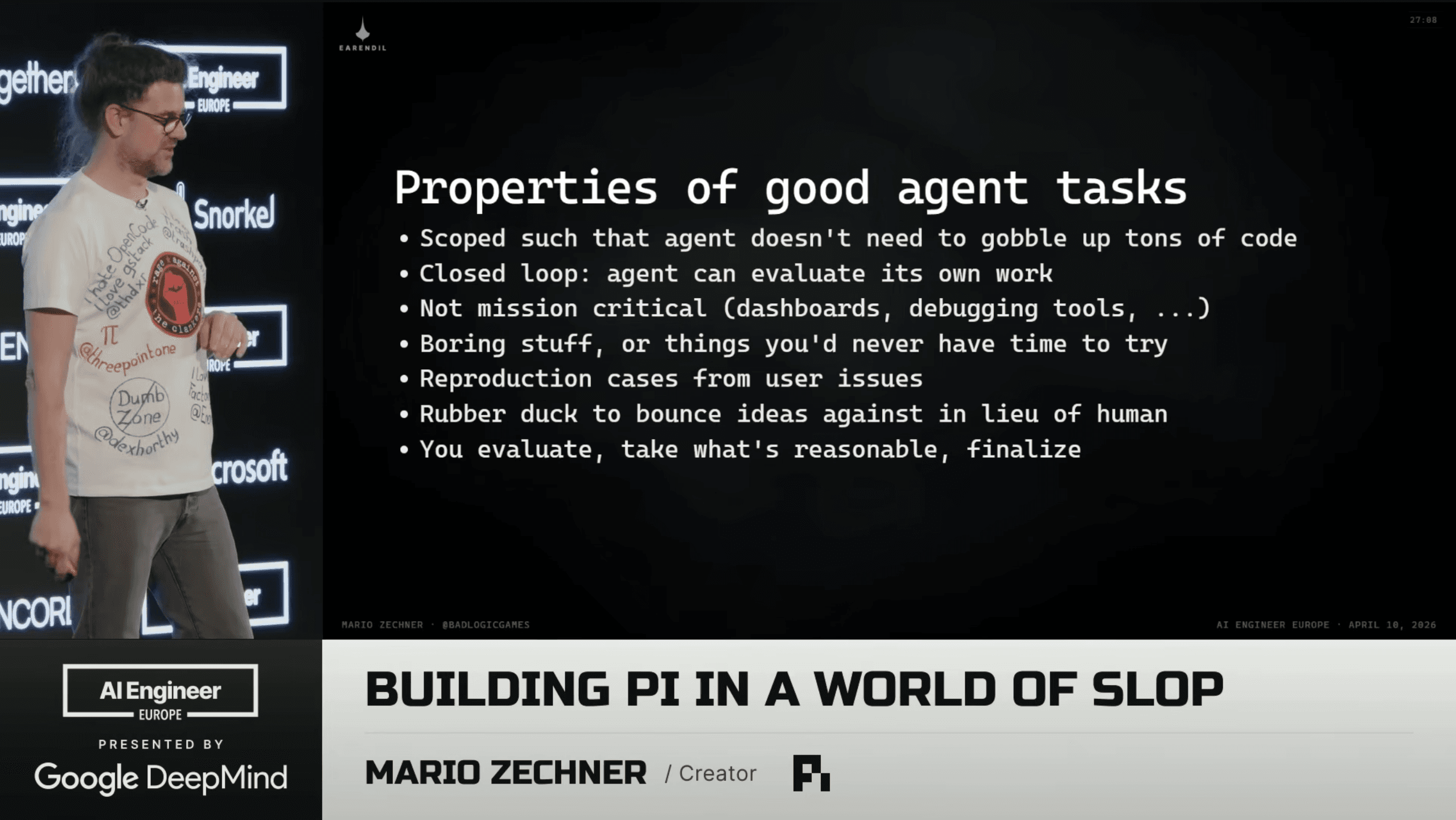 Agents without friction